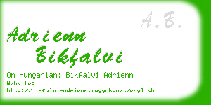 adrienn bikfalvi business card